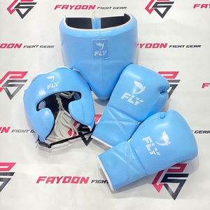 Set de Boxeo Naranja Personalizado de Pakistán, el Más Vendido, Precio Razonable al por Mayor, Kit de Sparring que Incluye Guantes, Protector de Cabeza y Protector Inguinal - Product Image 4
