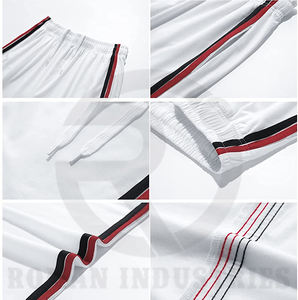 Ensemble de shorts d'été décontractés personnalisés pour hommes, T-shirts et shorts en maille imprimée à la mode, ensemble de shorts deux pièces pour hommes - Product Image 5