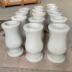 Guangxi <span class=keywords><strong>marbre</strong></span> blanc style europé<span class=keywords><strong>en</strong></span> cimetière mémorial <span class=keywords><strong>tombe</strong></span> <span class=keywords><strong>vase</strong></span> à fleurs pierres tombales et monuments vases - Product Image 1