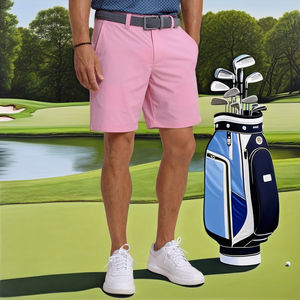 ... Pantalones cortos de golf para hombre, diseño personalizado, ligeros, transpirables, aptos para verano, uso al aire libre y rendimiento de golf - Product Image 6