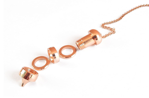 Pendule ouvrable Dionysus pour la méditation, l'équilibrage des chakras de Noël, designer pointu, cuivre et métal, membre égyptien de la famille - Product Image 5