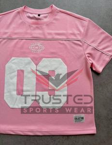 Camiseta de Fútbol Americano para Hombre, Talla Grande, de Malla de Poliéster 100%, Transpirable, de Secado Rápido, Personalizada al por Mayor, de Alta Calidad, 2026 - Product Image 4