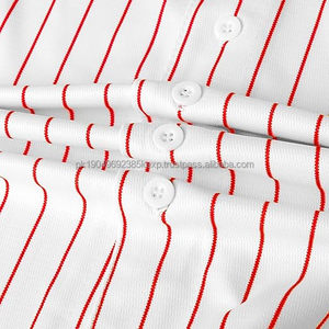 เสื้อเจอร์ซีย์เบสบอลติดกระดุมแบบปรับแต่งได้สำหรับผู้ใหญ่ดีไซน์ไม่เหมือนใครระบายอากาศได้ทำให้โรงงานสวมใส่แบบลำลอง - Product Image 6