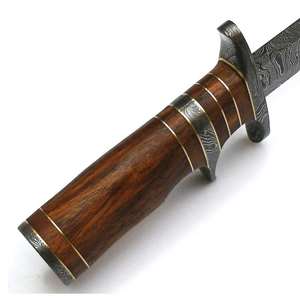 Couteau de chasse en acier damas fait à la main couteau de chasse à lame fixe - Product Image 6