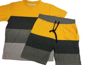 Conjunto Corto para Hombre, Lavable, de Algodón, Transpirable, Producto en Oferta, Mangas Cortas, Ligero, Tendencia, Unisex - Product Image 2