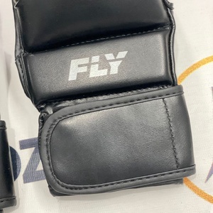 Top Selling Fly Black Grappling Half Finger Training MMA Gloves Boxing Sparring Kickboxing Open Martial Arts Gloves - Product Image 3