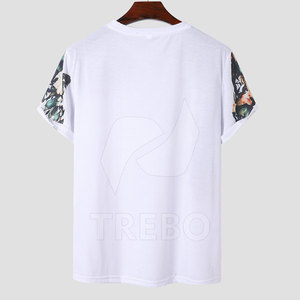 Camisetas de sublimación transpirables para hombre con servicio OEM, material cómodo de poliéster/algodón de alta calidad - Product Image 2