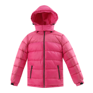 Custom Logo Long Sleeve Winter Reversible Keep Warm <b>Fleece</b> Men's <b>Jacket</b> Full Zip Puffer <b>Jacket</b> - Product Image 1