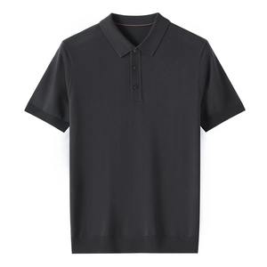 Chemises polo pour hommes de qualité supérieure, col rabattu, nouvelle mode estivale, tissu en coton tricoté à séchage rapide, polo de golf - Product Image 5