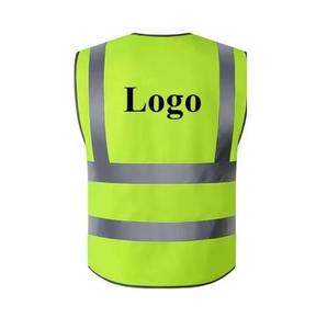Chaleco sin mangas de alta visibilidad al por mayor, ropa de trabajo de seguridad vial, chaleco de seguridad laboral, ropa de trabajo reflectante, chaleco con bolsillos - Product Image 2