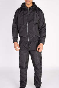 ชุดวอร์มกันลมสำหรับผู้ชาย ผ้าไนลอน 100% ระบายอากาศได้ดี ทรงปกติ ดีไซน์ทันสมัย - Product Image 3