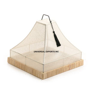 Premium Quality Handmade Classic Stylish New Wooden Chocolate Tray <b>Rattan</b> Serving Tray With <b>Shade</b> Cover Elegant Decorative - Product Image 5