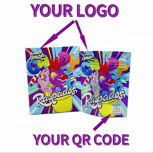 Bolsas Mylar Troqueladas a Medida con Forma Irregular, Impresión Personalizada, a Prueba de Olores, para 8th Plug, con Cajas - Product Image 5