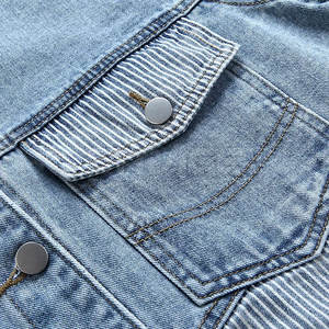 Veste en jean en coton tricoté d'hiver, design moderne, forme confortable, légère, écologique, avec tissu de qualité supérieure, confort équilibré - Product Image 5