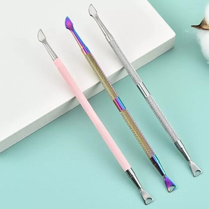 ที่ดันหนังที่ตัดหนังกำพร้าสแตนเลสเครื่องมือตัดแต่งเล็บที่มีความแม่นยำ - Product Image 2