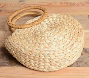 Hyacinth Seagrass Quilted Tote <b>Bag</b> for Women Lightweight and Stylish <b>Beach</b> Shoulder <b>Bag</b> Best Design - Product Image 4