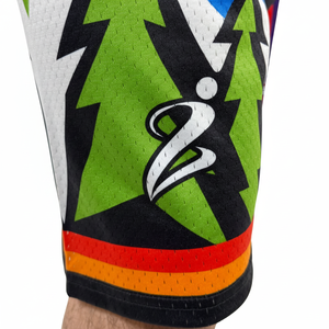 Pantalones Cortos Deportivos de Malla Personalizados de Alta Calidad OEM, Pantalones Cortos de Malla Unisex de Poliéster para Gimnasio, Pantalones Cortos de Malla de Verano con Costura Interior de 7 Pulgadas para Hombre - Product Image 3