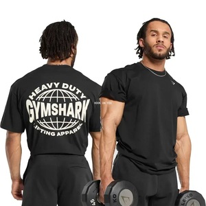 <span class=keywords><strong>T</strong></span>-<span class=keywords><strong>shirt</strong></span> Homme Ample en Coton <span class=keywords><strong>Grande</strong></span> <span class=keywords><strong>Taille</strong></span> Nouvelle Collection Tendance Américaine Muscle Shark Fitness – Nouveauté Très Vendue - Product Image 3