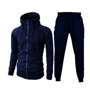 Ensembles de survêtement pour hommes, sweat à capuche et pantalon pour femmes, couleur unie, pull à capuche + pantalon, ensembles de vêtements de sport décontractés pour hommes - Product Image 4