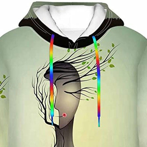 Sudadera con Capucha Oversize para Hombre, Invierno, Color Sólido, Impresión por Sublimación, Bordada, Ecológica, Venta Caliente, Poliéster/Algodón, Forro Polar, Suministro ODM - Product Image 4