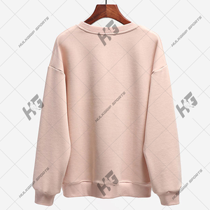 Sweat-shirts à capuche pour femmes, personnalisés, en molleton bouclette, à épaules tombantes, col montant, coupe oversize, écologiques, pour l'hiver - Product Image 2