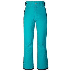 Pantalones de esquí personalizables para mujer Proveedor OEM Tela impermeable a prueba de viento Forro térmico Cremallera Logo Opciones de impresión Privado - Product Image 1