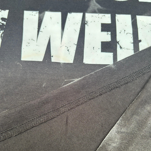 เสื้อยืดผู้ชายวินเทจฟอกสี100% ผ้าฝ้ายลายตัวอักษรกันแดดผ้าเนื้อละเอียด - Product Image 4