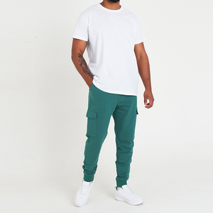 Pantalon de survêtement personnalisé pour hommes de haute qualité pour l'hiver coupe ajustée pantalon de jogging en polaire de couleur unie pantalon pour hommes lavé - Product Image 1