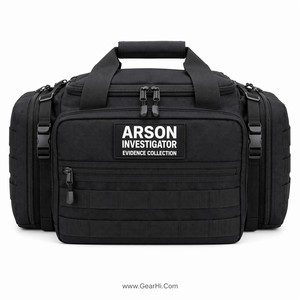 Water Resistant Reinforced 1000D Cordura Nylon Arson Investigator <b>Tool</b> Carrier <b>Fire</b> Scene Forensic Sample Collection Pack Bags - Product Image 1