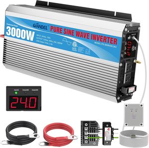 Inversor de Onda Sinusoidal Pura de 24V y 3000 Vatios con Pantalla Táctil - Product Image 2
