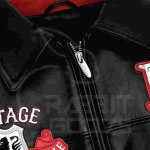 Chaqueta universitaria para hombre superventas, logotipo de Color personalizado, cuello levantado, estilo callejero para ropa de moda de invierno, venta al por mayor - Product Image 2