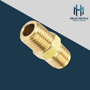 Raccord de tuyauterie fileté mâle-mâle en laiton de haute qualité, double connecteur mâle pour systèmes de plomberie, CVC et industriels - Product Image 3