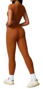 Ventes en gros d'ensembles de sport 2 pièces pour femmes : soutien-gorge de sport et tenue de yoga pour la gym et le fitness - Product Image 2