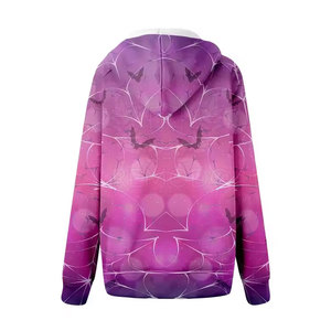 เสื้อฮู้ดผู้หญิงพิมพ์ลายมีสไตล์สำหรับกิจกรรมกลางแจ้ง - Product Image 5