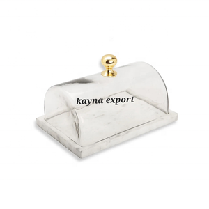 Andicraft-Soporte de metal fundido para pasteles, soporte decorativo elegante con chapado en oro, acabado de namel seguro - Product Image 4