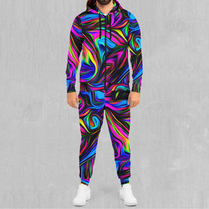Survêtements de jogging à sublimation personnalisée Survêtements taille élastique surdimensionnée Unisexe Décontracté Léger Respirant Haute Qualité 2 Pièces - Product Image 3