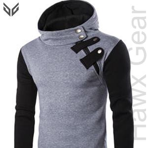 Sweat à capuche en polaire pour homme, coupe classique, haute qualité, dernier design, intérieur doublé, motif uni, technique de teinture unie, modèle différent - Product Image 1
