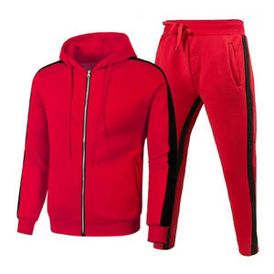Mens Tracksuits 2 Piece Set with Full Zip Hooded <b>Jacket</b> Breathable Mens Tracksuit for Training and Casual Sportswear - Product Image 5