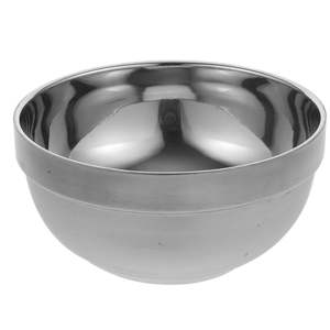 Cuencos de Servir de Acero Plateado Pulido Personalizados para Utensilios de Cocina y Viajes, Cuenco de Servir de Metal Duradero, Nuevo Diseño - Product Image 1