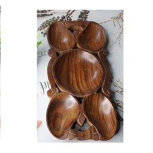 Elegante bandeja de madera para uso diario, pieza rústica funcional para exhibición de mesa, estación de café o idea de regalo - Product Image 2