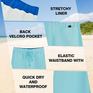 Logo personnalisé OEM Short de gym d'entraînement d'été pour hommes Short de fitness en spandex décontracté athlétique et squat Short de planche en toile élastique confortable - Product Image 4