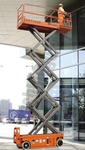 Dingli 7,6 m Elevador de tijera eléctrico Elevador de tijera JCPT0708DCH Manlift Plataforma DE TRABAJO aérea en stock para la venta - Product Image 3