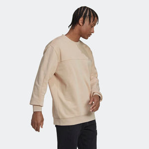 Sudadera deportiva con cuello redondo Magic beis, prenda de vestir, cálida y acogedora, holgada, 77% algodón, 23% poliéster reciclado, forro polar - Product Image 3