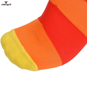 New Design Breathable Anti-Bacterial Crew Length <b>Thick</b> Knit Spandex/Polyester Athletic <b>Socks</b> with Custom Logo Print - Product Image 6