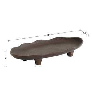 New Arrival Stylish Serving Platters Luxury Aluminium Hot Selling Aluminium Decorative Trays From India Premium Home Decor Tray - Product Image 6