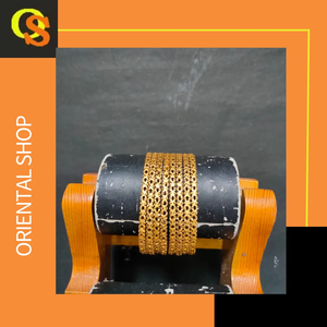 Bracelets les plus vendus avec bracelets faits à la main de forme ronde plaquée or 22CT à vendre par les exportateurs - Product Image 3