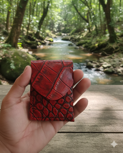 Tarjetero Bifold de Cuero Vacuno Vintage para Hombre de Anwar Enterprises, Delgado, Corto, Ecológico, de Cuero Genuino con Cierre Abierto - Product Image 6