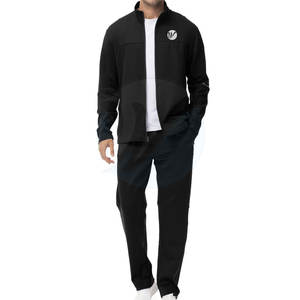 ชุดวอร์มผู้ชายแบบใหม่ ระบายอากาศได้ดี น้ำหนักเบา สีพื้น สามารถปรับแต่งสีได้ ขายส่งแบบชุดสองชิ้น สำหรับฤดูใบไม้ผลิ - Product Image 3