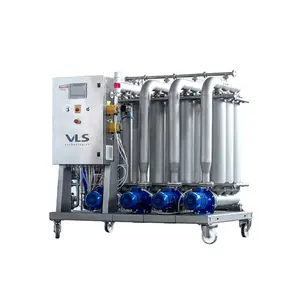 Fornecedor confiável de máquina de filtragem industrial de vinho com fluxo cruzado de tecnologia avançada/filtro automático de fluxo cruzado