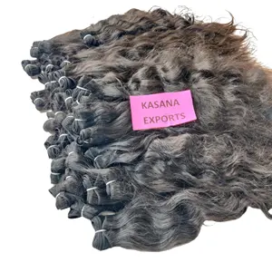 100% Wholesale Indian Virgin bundle black women natural color hair black women Remy Human Hair Extensions